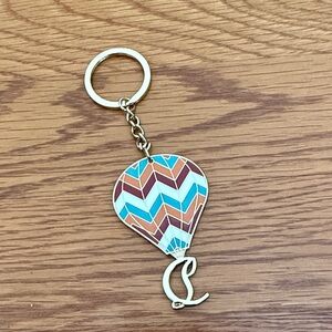 Christian Louboutin Multicolor Hot Air Balloon Keychain